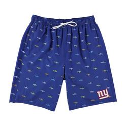 Nfl Mens New York Giants Printed Swim Bottom Trunks