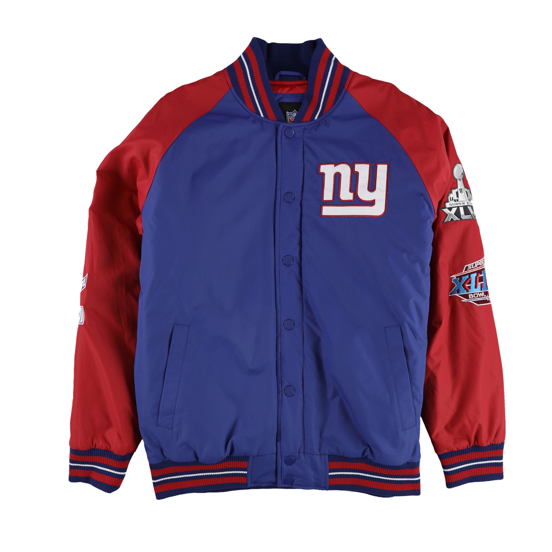 Nfl Mens 4X Super Bowl Champions Ny Giants Varsity Jacket