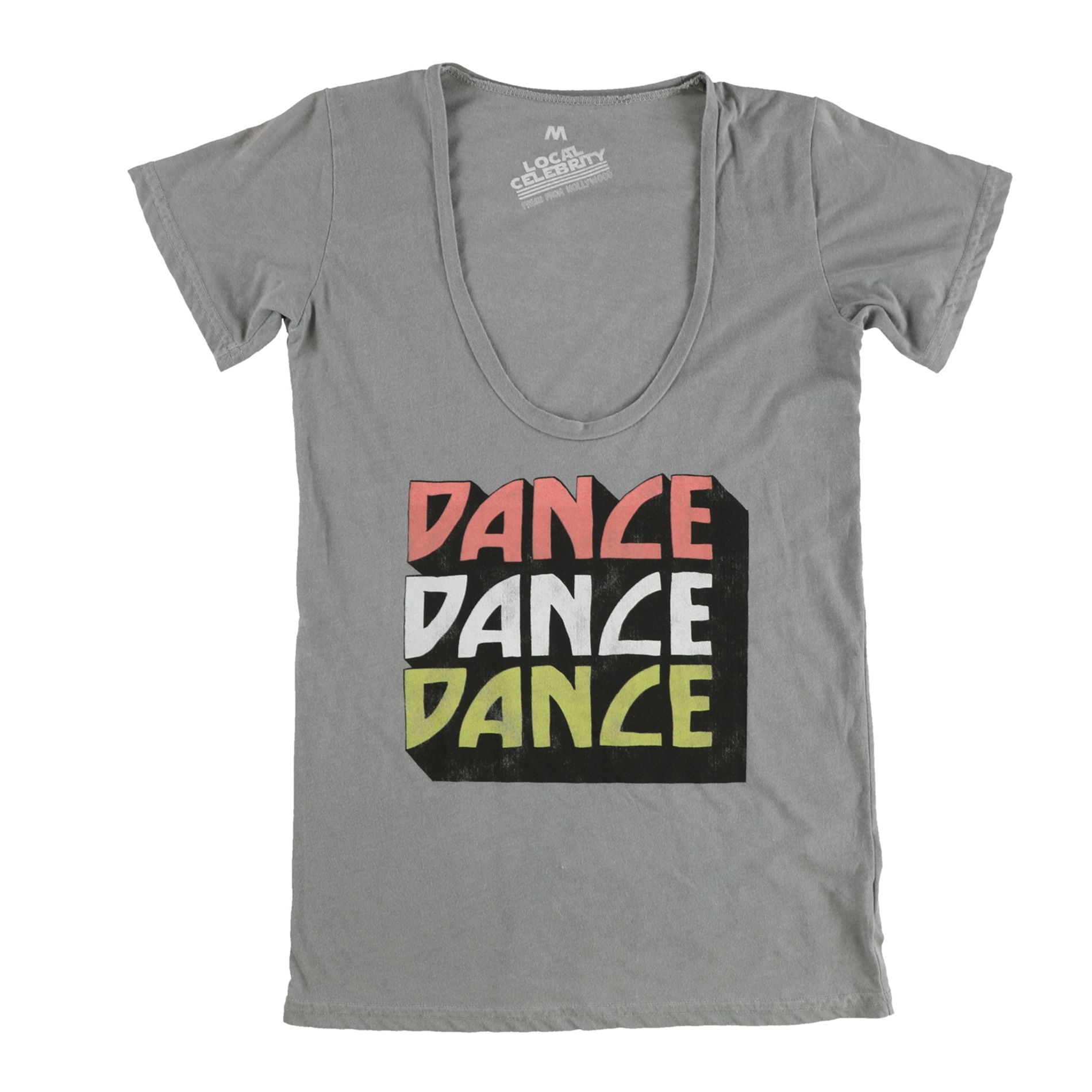 Local Celebrity Womens Dance Dance Dance Graphic T-Shirt