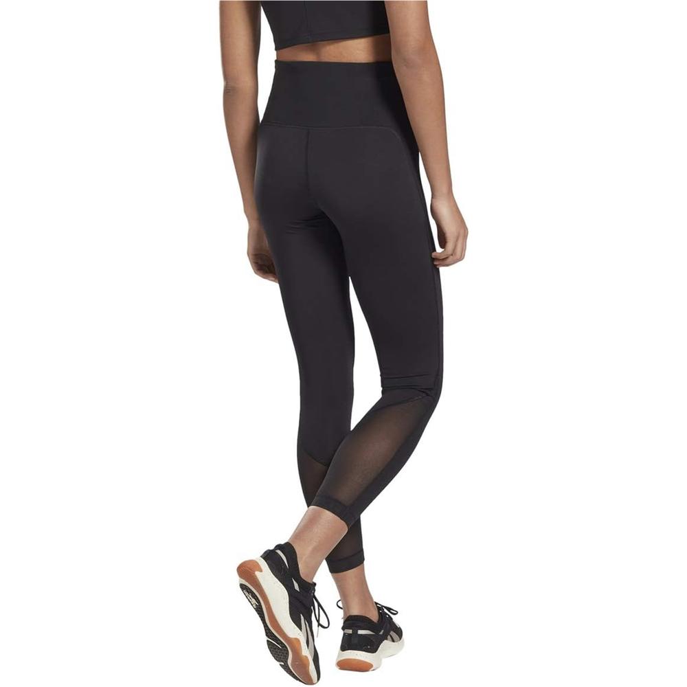 Reebok Womens Lux High Rise Compression Athletic Pants