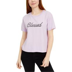 Rebellious One Womens Blessed Graphic T-Shirt