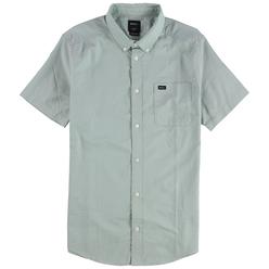 Rvca Mens Solid Button Up Shirt