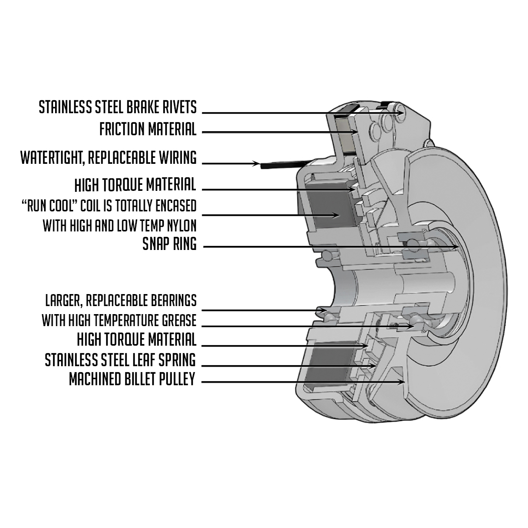 Rareelectrical 19-399_3 NEW TROY BILT PTO CLUTCH FITS MUSTANG COLT RZT, COLT XP 917-04376 917-04376A 07 Troy Bilt Mustang Rzt Photos Pto Wiring Diagram Sears