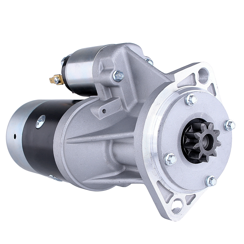Rareelectrical NEW STARTER MOTOR COMPATIBLE WITH KOMATSU EXCAVATOR PW95R-2 SN 21D0200280-UP YM123900-77010 S13-160 YM123900-77010 123900-77010