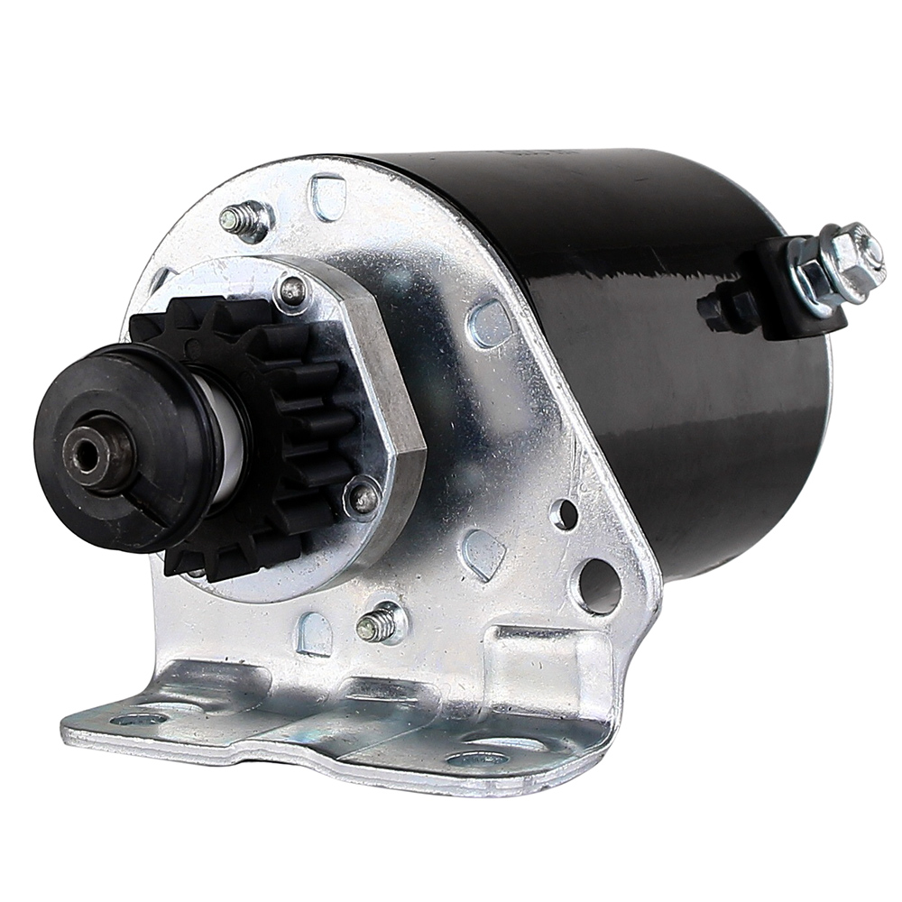 Rareelectrical NEW STARTER MOTOR COMPATIBLE WITH BRIGGS STRATTON COOLED ENGINES 18HP WITH FREE GEAR 391423 AM122337