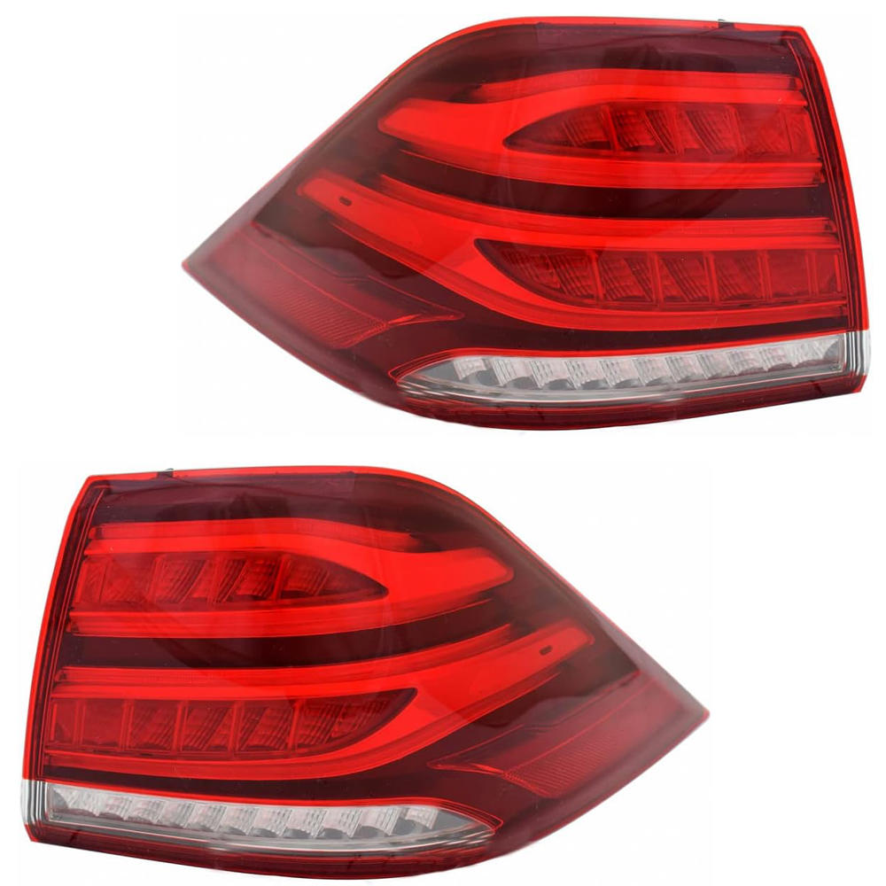 Back Light Mb Rareelectrical New Pair Of Tail Lights Compatible With Mercedes-Benz ...