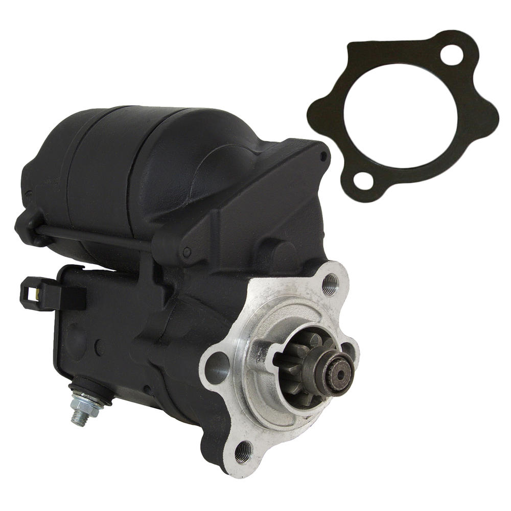 Rareelectrical NEW STARTER MOTOR COMPATIBLE WITH HARLEY DAVIDSON SPORTSTER ROADSTER BUELL BLACK 1.4KW 31390-91