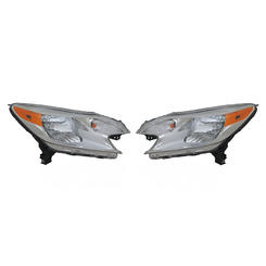 Rareelectrical NEW PAIR HEADLIGHTS COMPATIBLE WITH NISSAN VERSA NOTE 2014-2016 26010-3WC0A 260603WC0A 260103WC0A NI2503223 26060-3WC0A