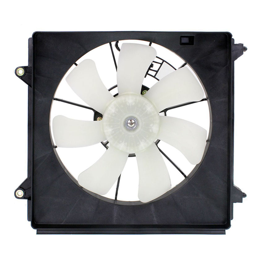 Rareelectrical NEW AC CONDENSER FAN ASSEMBLY COMPATIBLE WITH HONDA ACCORD 2008-2010 144 CID 2008-12 2354CC