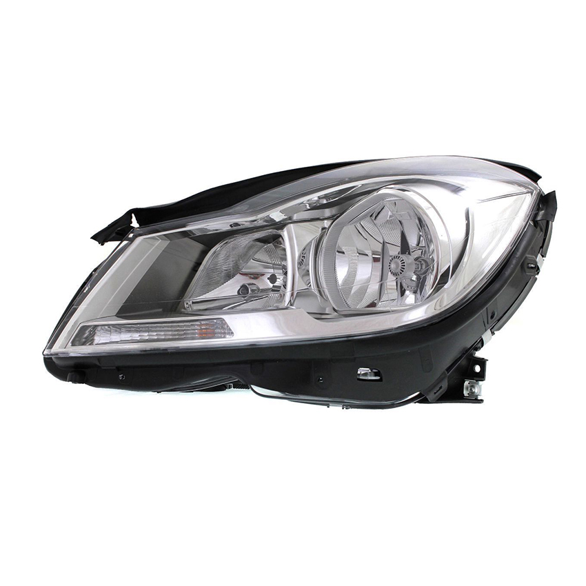 Rareelectrical NEW PASSENGER SIDE HEADLIGHT COMPATIBLE WITH MERCEDES BENZ C180 C250 SEDAN 2012 2013 2014 MB2503187 206 820 54 59 204-820-54-59