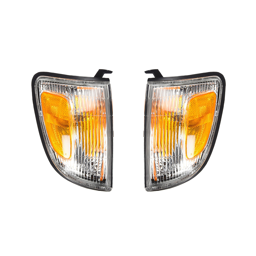 Rareelectrical NEW SIDE MARKER LIGHT PAIR COMPATIBLE WITH TOYOTA TACOMA DLX 1997-2000 TO2521155 8161004050 81610-04050 81620-04050 8162004050