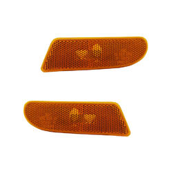 Rareelectrical NEW PAIR OF SIDE MARKER LIGHTS COMPATIBLE WITH MERCEDES BENZ S430 S500 S600 00-06 2208200221 2208200121 220 820 02 21