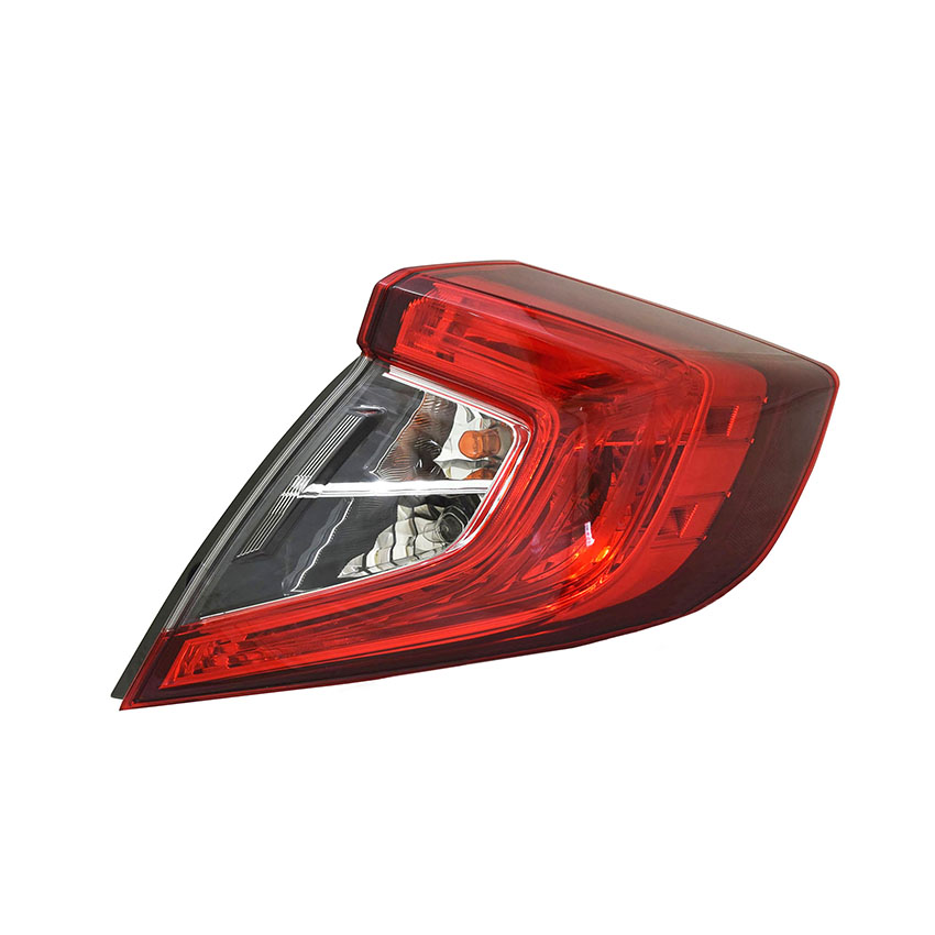 Rareelectrical NEW OUTER RIGHT TAIL LIGHT FITS HONDA CIVIC 2016-2017 33500-TBA-A01 HO2805110