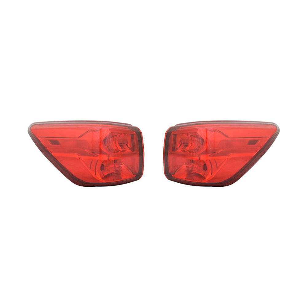 Rareelectrical NEW PAIR OF TAIL LIGHTS FITS NISSAN PATHFINDER 3.5L 2017 26550-9PF0A NI2804109