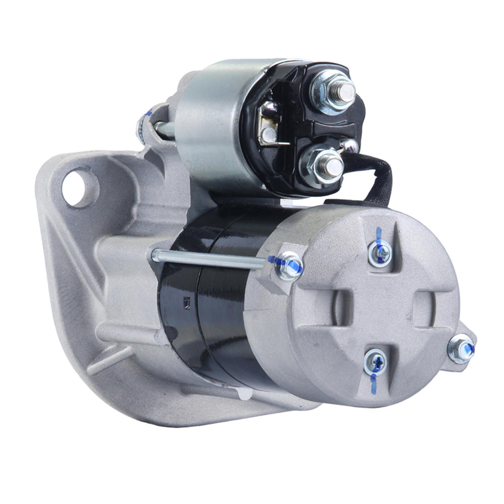 Rareelectrical NEW 12V 9T CW STARTER MOTOR COMPATIBLE WITH INDUSTRIAL ENGINE YANMAR 2TN66E 119255-77010