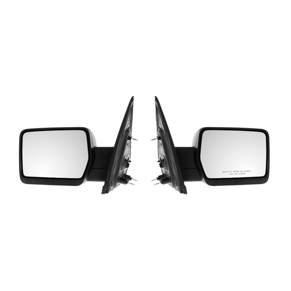 Rareelectrical NEW PAIR DOOR MIRRORS FITS FORD F-150 2010 FO1321347 9L3Z-17683-AA NON-POWERED