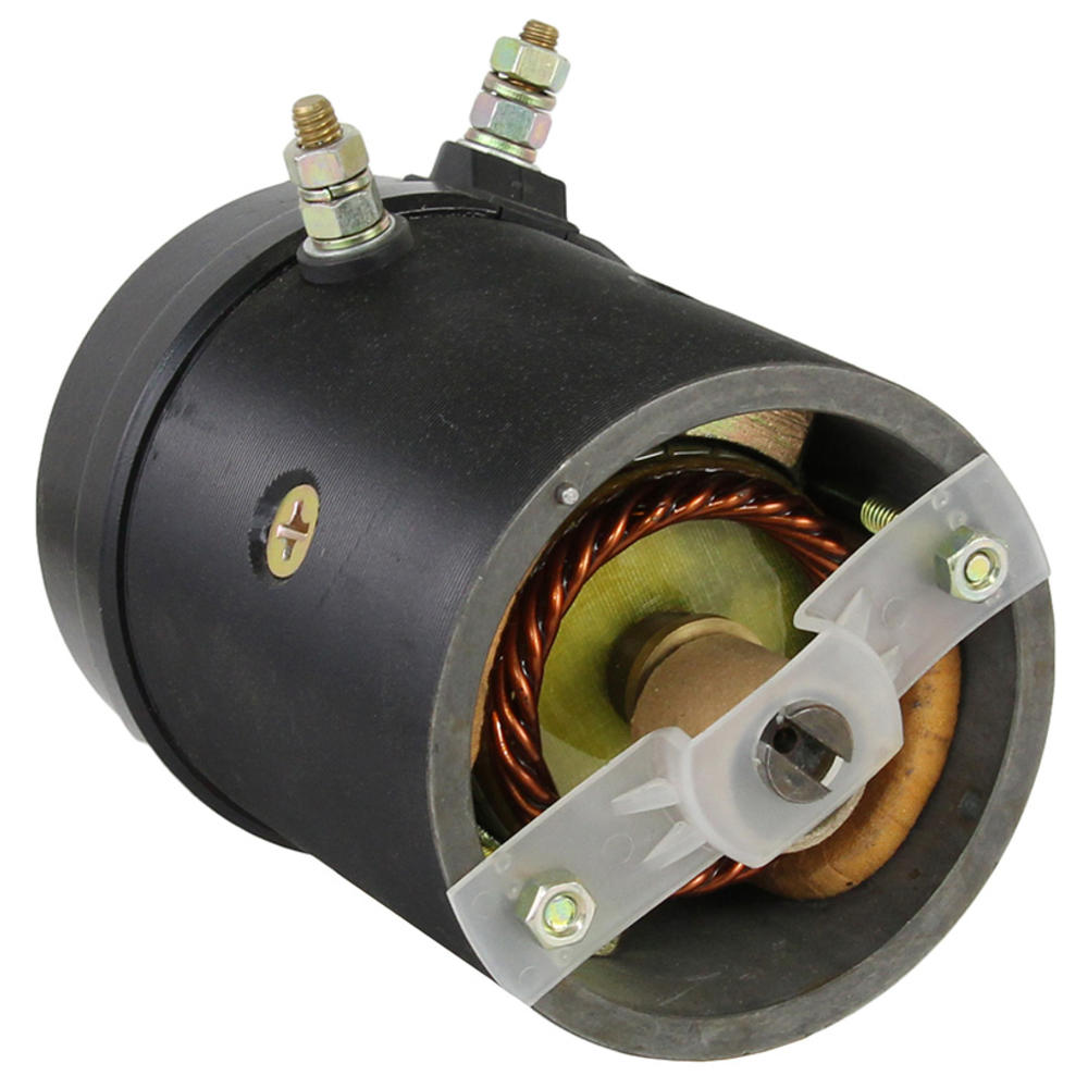 Rareelectrical NEW SNOW PLOW MOTOR COMPATIBLE WITH DUAL POST 21500 452254 FISHER & WESTERN W/OIL SEAL 12V 21500 452254