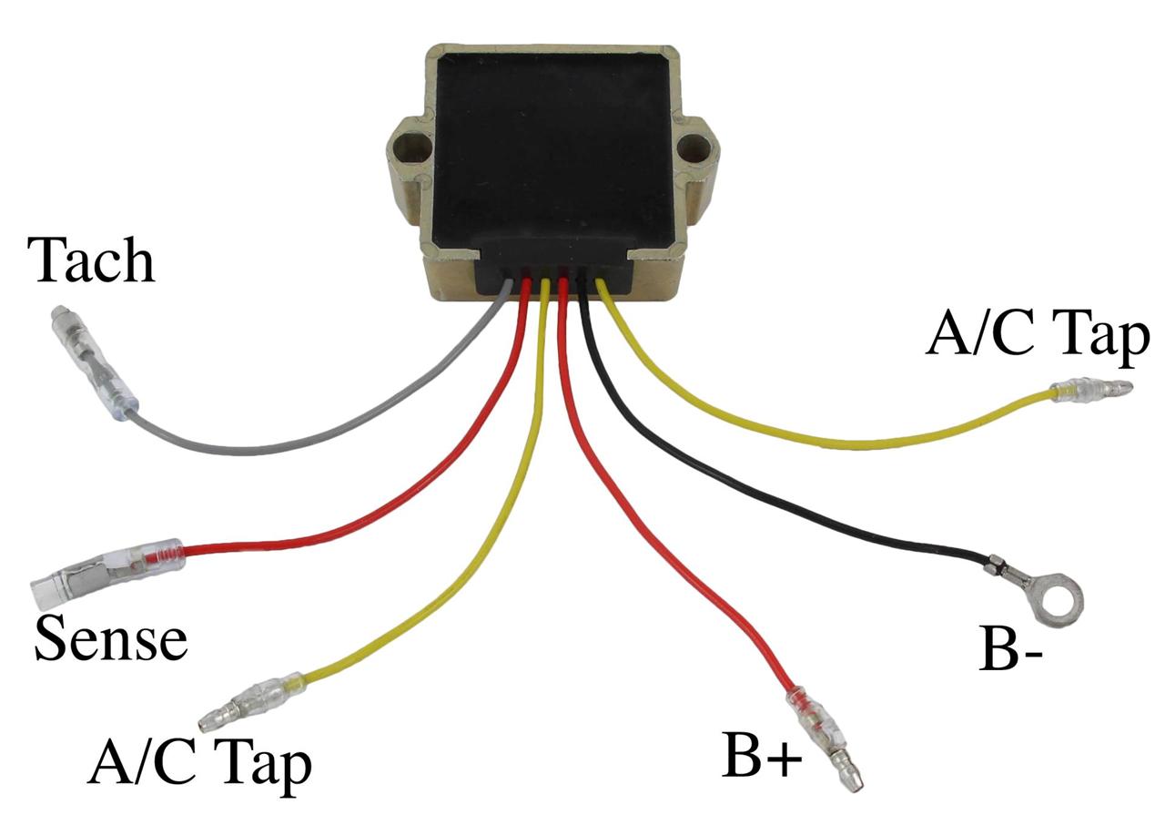 Rareelectrical Rareelectrical NEW RECTIFIER REGULATOR FITS MERCURY MARINER 6 WIRE 815279-3 8152795 815279T