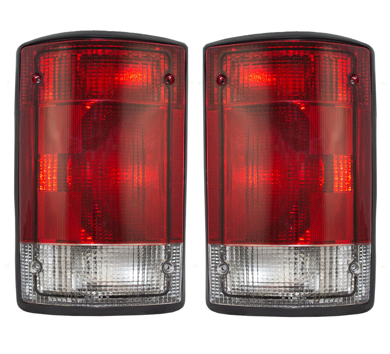 Rareelectrical NEW PAIR OF TAIL LIGHTS COMPATIBLE WITH FORD E-350 E-450 SUPER DUTY 2004-2014 FO2800190 5C2Z 13405 AA 5C2Z13405AA 5C2Z-13404-AA