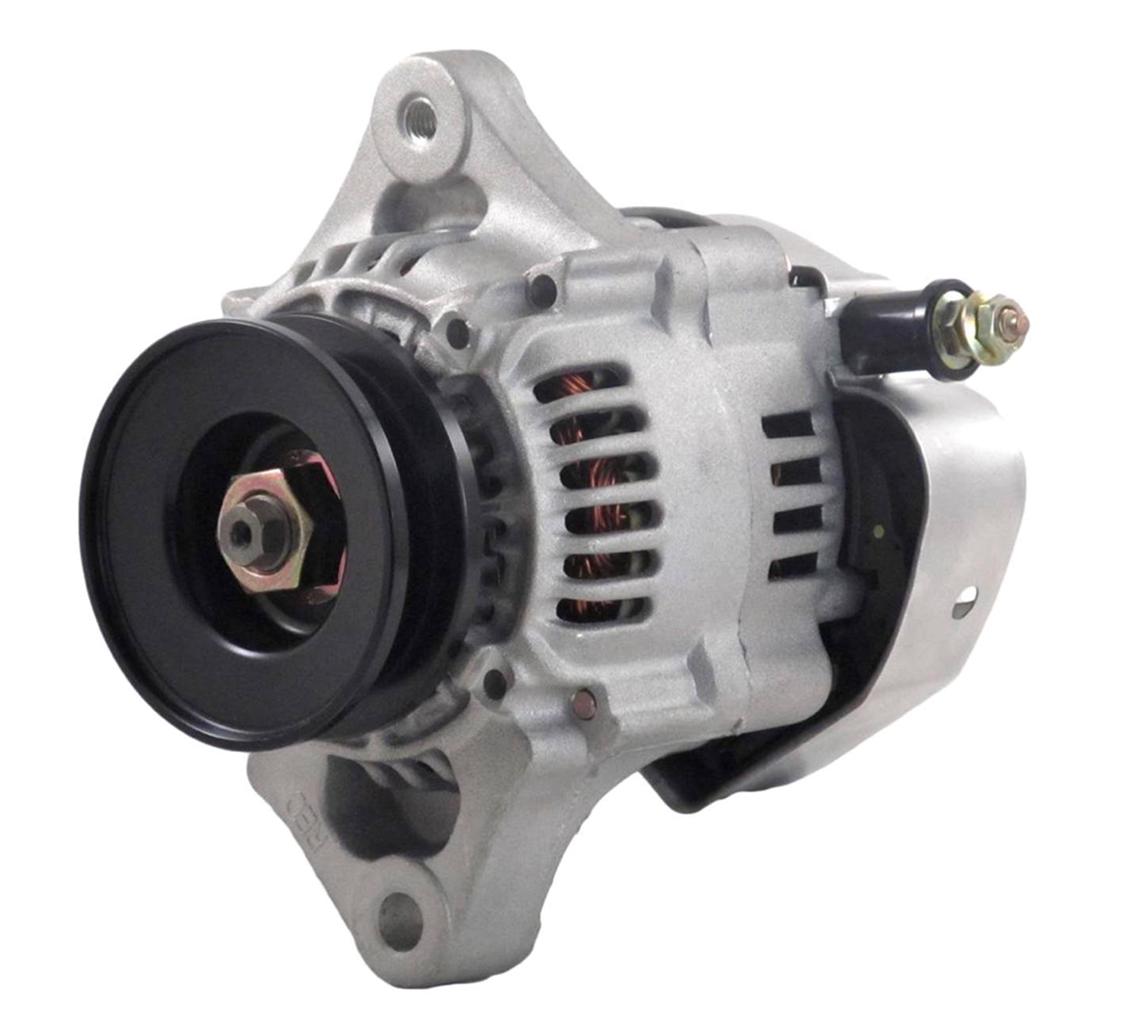 Rareelectrical NEW CHEVY MINI ALTERNATOR COMPATIBLE WITH DENSO STREET ROD RACE 93MM 60AMP 3-WIRE