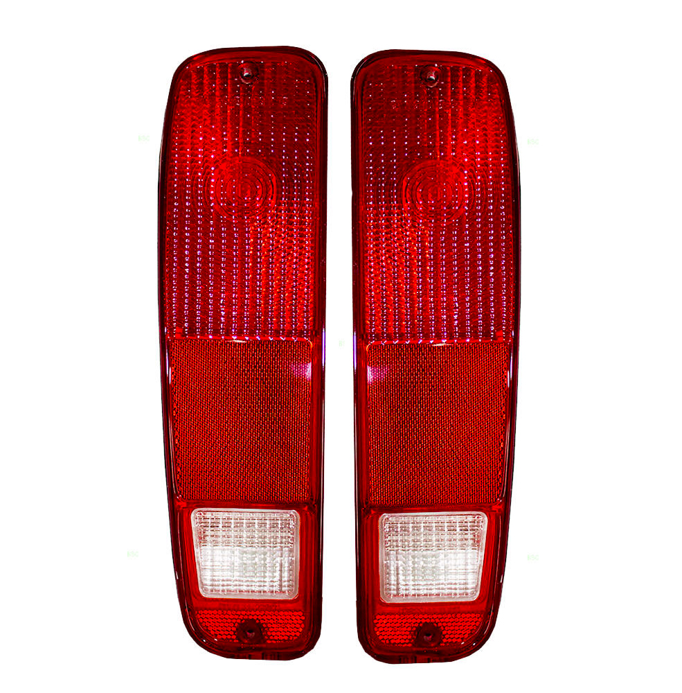 Rareelectrical NEW PAIR OF TAIL LIGHTS COMPATIBLE WITH FORD F-250 F-350 F100 F150 1975-79 BRONCO FO2809104 D4TZ 13404 A D4TZ-13405-A D4TZ13404A