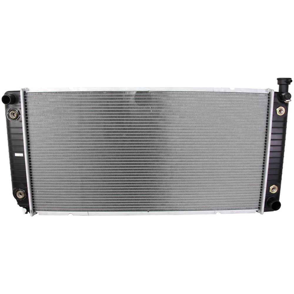 Rareelectrical NEW RADIATOR ASSEMBLY COMPATIBLE WITH CHEVY 97-99 C1500 C2500 C3500 SUBURBAN 5.7L V8 350 CID 21033 2550 52481442 GM3010240 1693