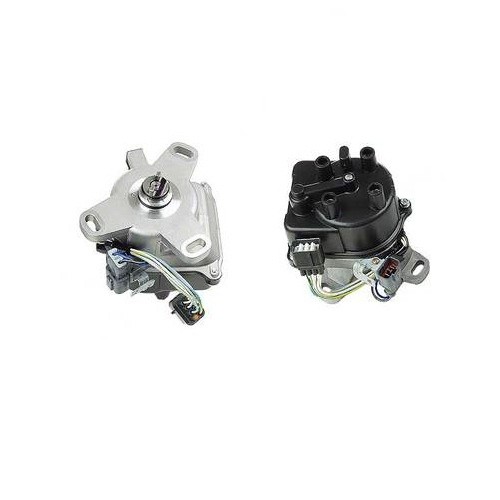 Rareelectrical NEW DISTRIBUTOR COMPATIBLE WITH HONDA CIVIC EX COUPE SEDAN SI HATCHBACK 1.6L 690-104 TD44 690104