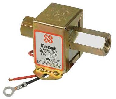 Rareelectrical NEW 12V FACET SOLID STATE FUEL PUMP COMPATIBLE WITH ALL CARBURETED ENGINES JLG/GRADALL 91033270