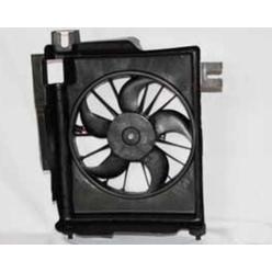 Rareelectrical NEW AC CONDENSER FAN ASSEMBLY COMPATIBLE WITH DODGE RAM 2003-2008 RAM 1500 5.7L 2002-2003 5.9L