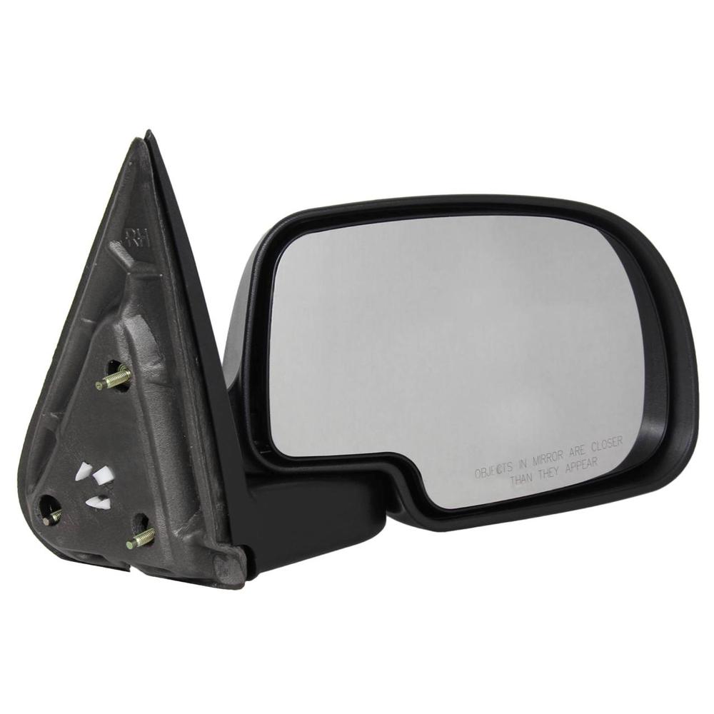Rareelectrical NEW RIGHT PASSENGER DOOR MIRROR COMPATIBLE WITH GMC 99-04 SIERRA 2500HD 00-06 YUKON XL 1500 2500