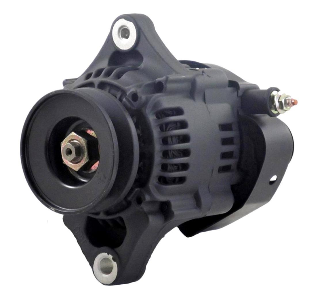 Rareelectrical NEW MINI 8162 BLACK 60AMP SMALL/BIG BLOCK CHEVY RACING 1 WIRE ALTERNATOR COMPATIBLE WITH 93MM 8162