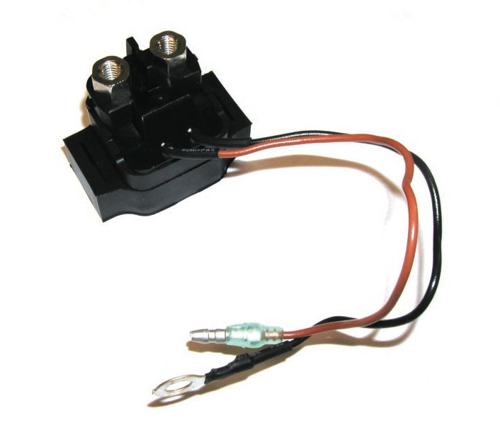 Rareelectrical NEW STARTER RELAY COMPATIBLE WITH YAMAHA 04 05 06 07 08 09 10 11 12 4 STROKE 225CC HPDI 250CC 68V-8194A-00 68N-81940-00-00