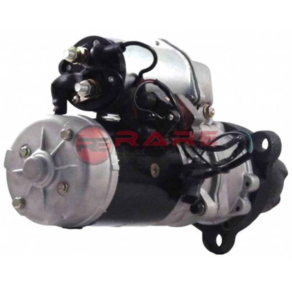 Rareelectrical NEW STARTER MOTOR COMPATIBLE WITH KOMATSU CRAWLER TRACTOR D85E-21 D85P-21 WITH S6D125E ENGINE