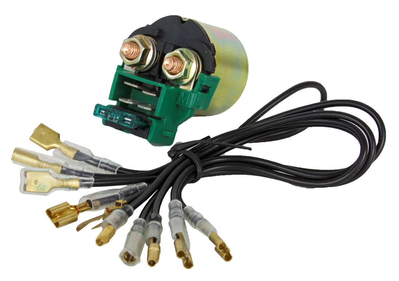 Rareelectrical NEW UNIVERSAL 12 VOLT 6 TERMINAL ATV/UTV SOLENOID COMPATIBLE WITH STARTER RELAY SWITCH SND6058