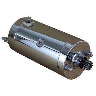 Rareelectrical New CHROME STARTER MOTOR COMPATIBLE