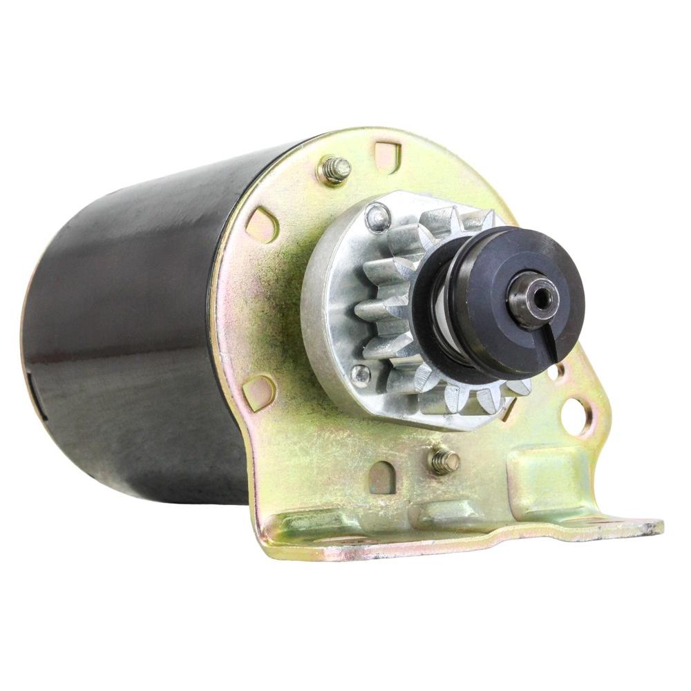 Rareelectrical NEW Starter Compatible With Briggs 28A700-28W799 Single Cylinder 693551 14 Teeth For Steel Flywheel By Part Numbers 693551