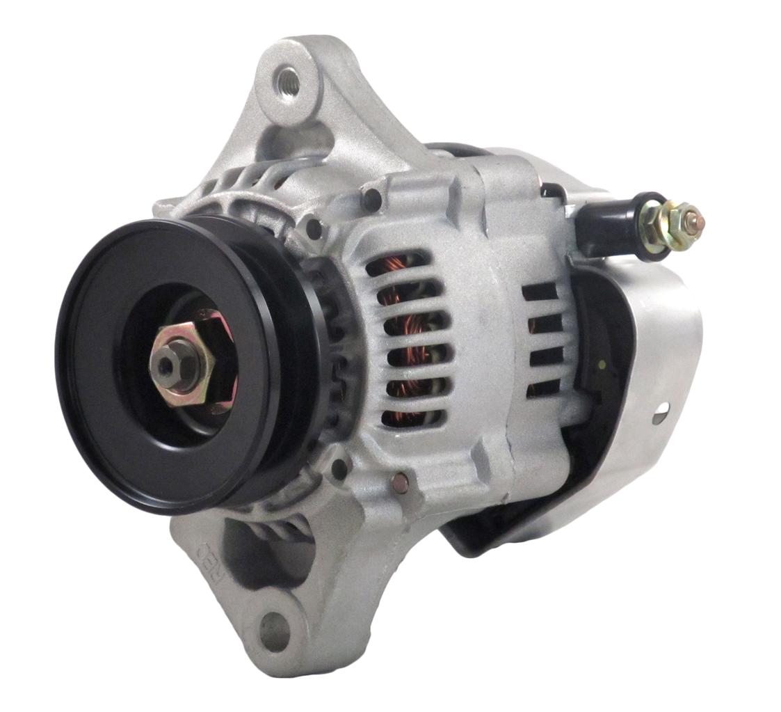 Rareelectrical NEW CHEVY MINI ALTERNATOR COMPATIBLE WITH DENSO STREET ROD RACE 1-WIRE NEW 40 AMP 8162 TYPE