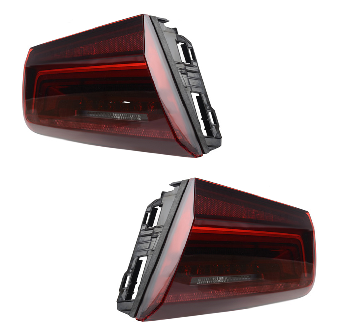 Rareelectrical NEW RAREELECTRICAL INNER TAIL LIGHT PAIR COMPATIBLE WITH VALEO AUDI A6 QUATTRO 2015 AU2802113 AU2803113 47017 47016 4G5945093D