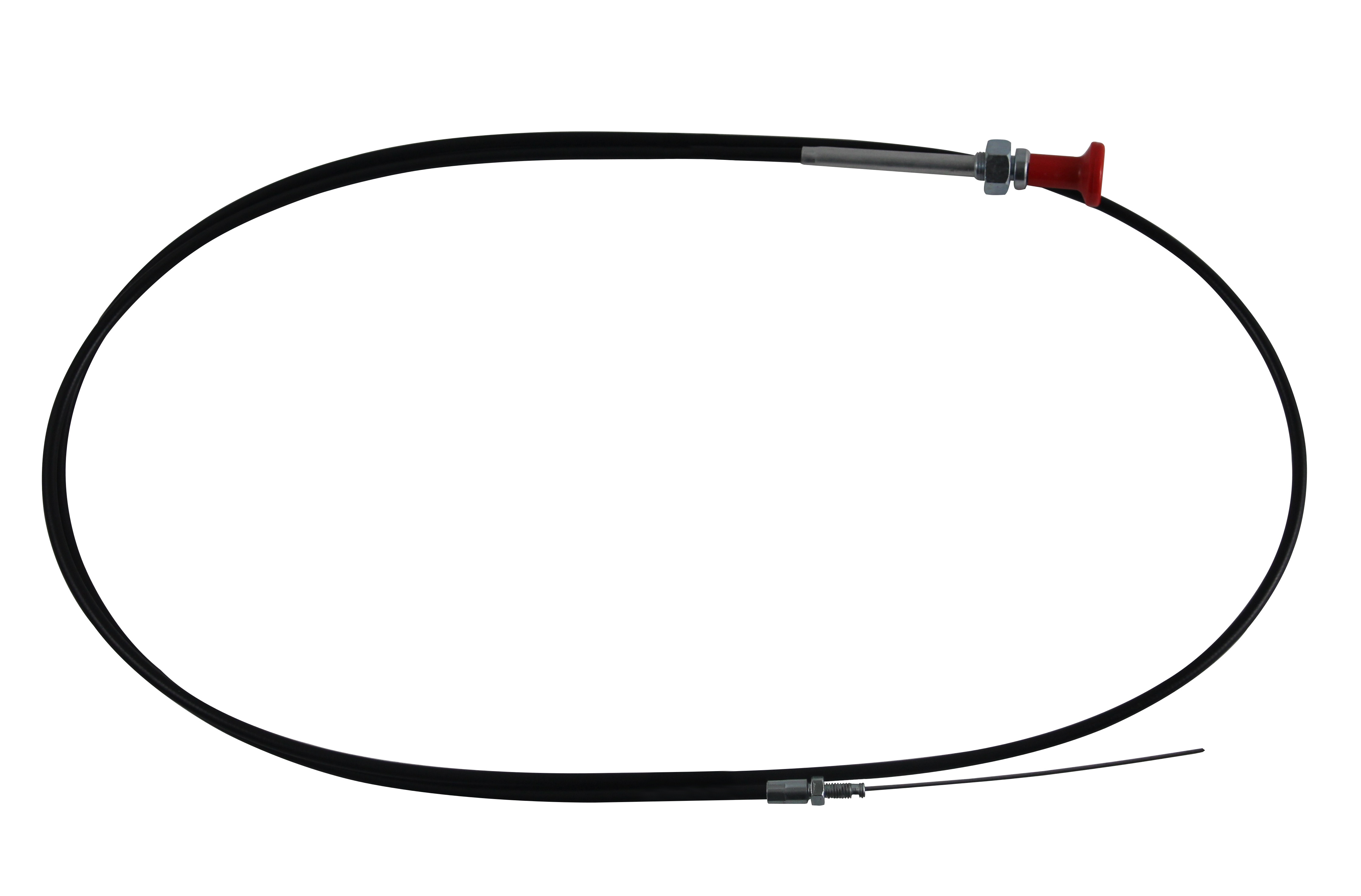 Rareelectrical NEW FUEL LINE SHUT OFF CABLE COMPATIBLE WITH JOHN DEERE TRACTOR 2750 2755 AL36923 AL36924