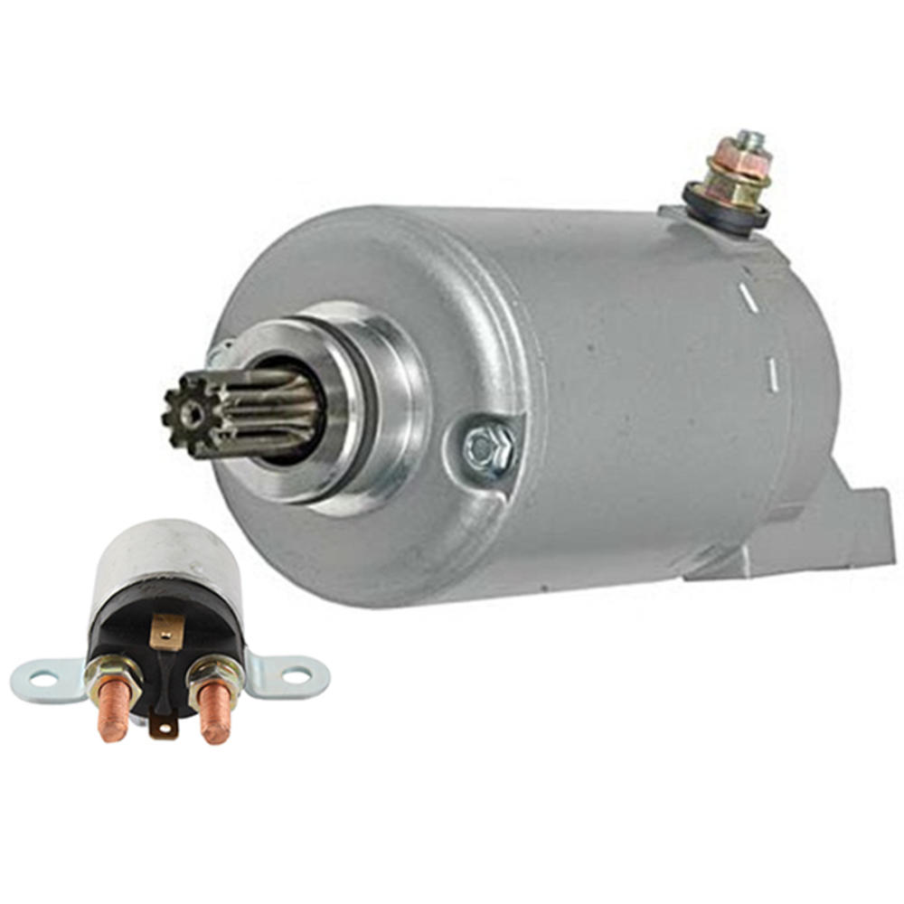 Rareelectrical NEW STARTER AND RELAY COMPATIBLE WITH BOMBARDIER TRAXTER 500 AUTOSHIFT 228000-9810 710000252