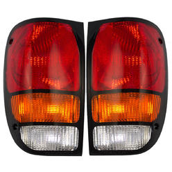 Rareelectrical NEW PAIR OF TAIL LIGHTS COMPATIBLE WITH MAZDA B2300 1994-97 MA2801108 ZZM0-51-150 ZZM051150 MA2800108 ZZM0-51-160 ZZM051160