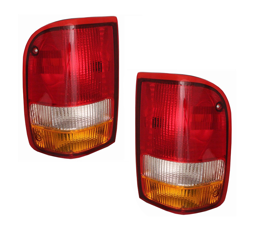 Rareelectrical NEW TAIL LIGHT PAIR COMPATIBLE WITH FORD RANGER 1993-97 FO2801110 F37Z 13404 A F37Z13404A F37Z13405A F37Z-13404-A FO2800110 F37Z