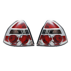Rareelectrical NEW PAIR OF TAIL LIGHTS COMPATIBLE WITH CHEVROLET AVEO SEDAN 2007-2008 GM2800203 GM2801203 96650772 96650771