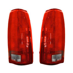 Rareelectrical NEW TAIL LIGHT PAIR LENS AND HOUSING COMPATIBLE WITH GMC YUKON GT SLE SLT SL SPORT GM2809108 16506356 GM2808108 16506355
