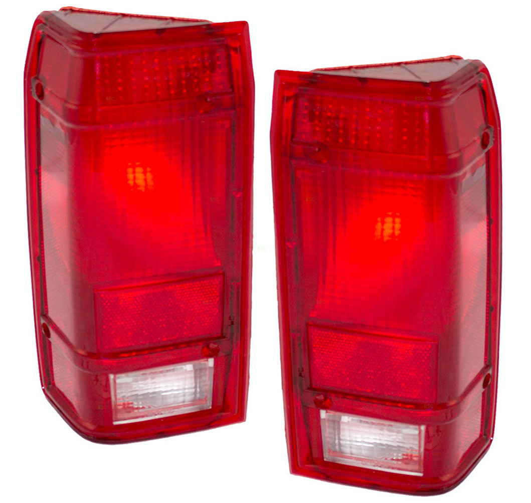 Rareelectrical NEW PAIR OF TAIL LIGHTS COMPATIBLE WITH FORD RANGER 1991-1992 F1TZ 13405 C F1TZ-13405-C F1TZ 13404 C F1TZ13404C F1TZ13405C