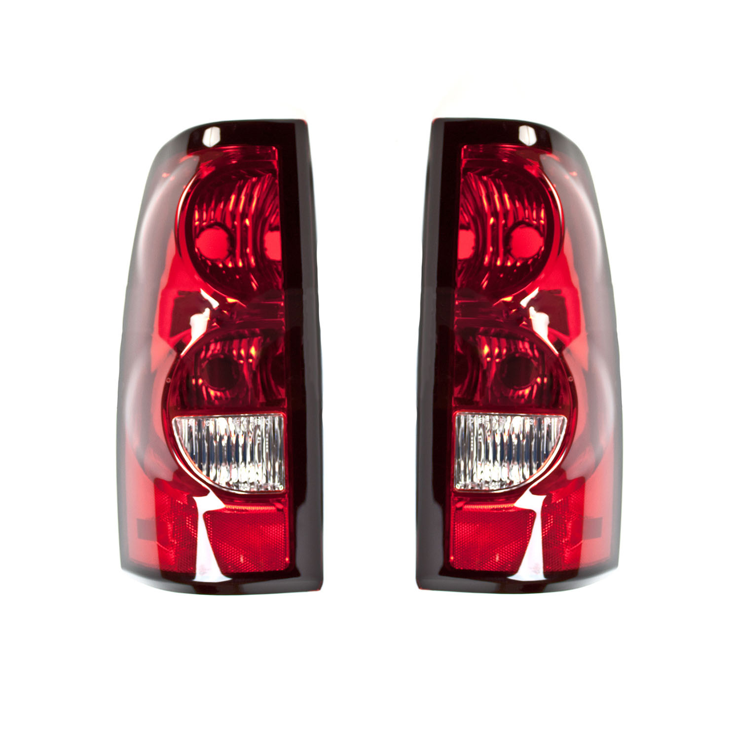 Rareelectrical NEW TAIL LIGHT PAIR COMPATIBLE WITH CHEVROLET SILVERADO 3500 2004 2005 2006 GM2801174 GM2800174 19169004 19169005