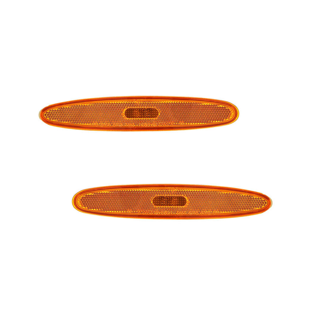 Rareelectrical NEW SIDE MARKER LIGHTS PAIR COMPATIBLE WITH MAZDA 6 03-08 MA2551113 GK2A515E0A GK2A515F0A MA2550113 GK2A-51-5E0A GK2A-51-5F0A