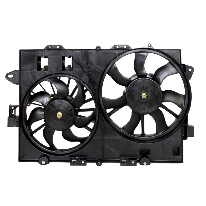 Rareelectrical New Cooling Fan Compatible With Pontiac Torrent 2006-2008 by Part Number 19129813 19129814 19130231 19130470 19130471 GM3115204