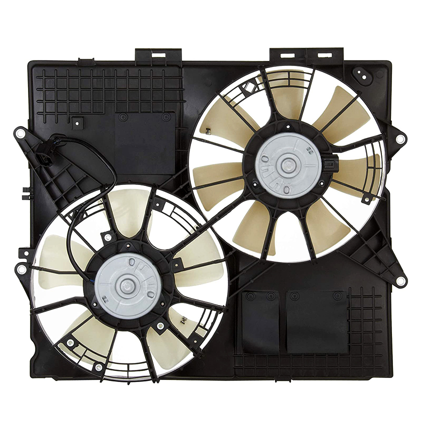 Rareelectrical New Cooling Fan Compatible With Cadillac Sts 2005-2008 by Part Number 15932856 19210937 25708390 25720201 88957422 88957423