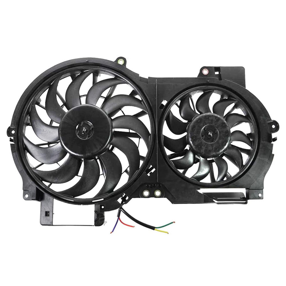 Rareelectrical New Cooling Fan Compatible With Audi A6 3.2L 2006-2011 by Part Number 4F0-121-207-A 4F0121207A 4F0-959-455 4F0959455